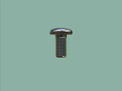 Steel Stained M6 Bolt Allen Pan Head 3D Model 3D model