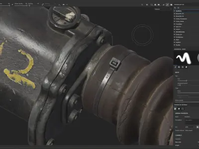 FN FAL scope L2A2 Sight Unit Infantry Trilux Low-poly 3D model