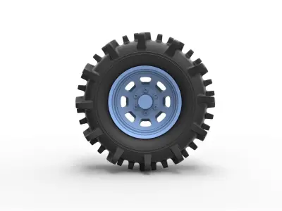 Offroad wheel 35 3D print model