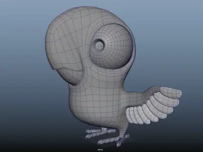 Parrot Low-poly 3D model purchase