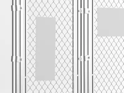 Metal Fence 3D model purchase