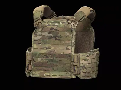 Strandhogg v3 SAPI Cut Plate Carrier Low-poly 3D model