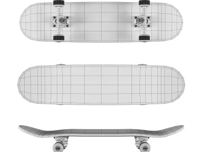 Skateboard Termit 518 3D model