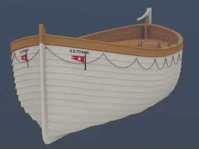 RMS Titanic Lifeboat 3D model