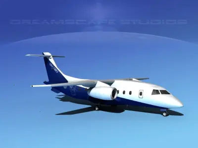 Dornier 328Jet East Coast Airlines 3D model