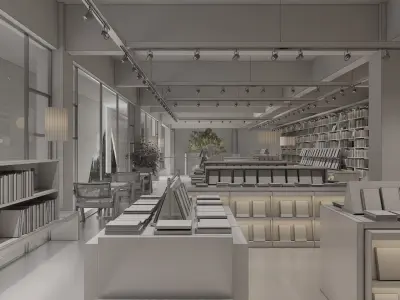 Book Store interior 