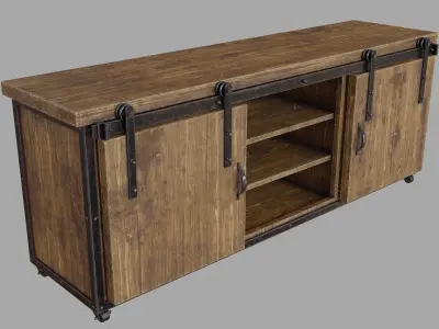 5 Industry Consoles 3D model