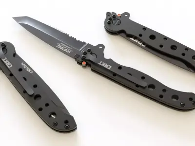 Military Folding Knife 01 3D model