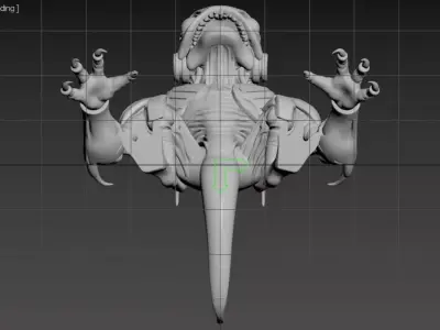 Cartoon robot 2 3D model