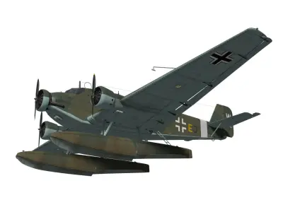 Junkers Ju52 3D model get