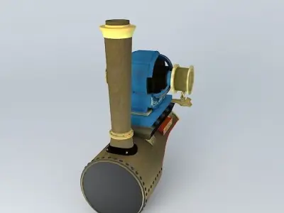 Burrell Showmans 4000 Part 1 Free 3D model