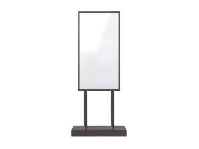 Advertising Display Mockup v1 001 Low-poly 3D model