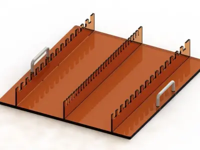 VERNIER CALIPER SLOT TRAY Free 3D model