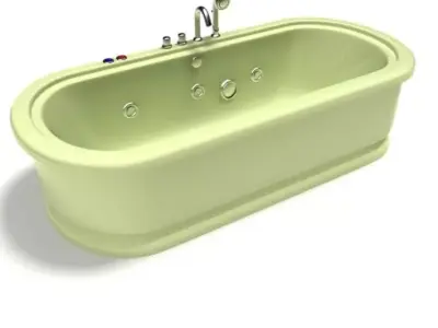 Bathroom Bathtub 3D model purchase