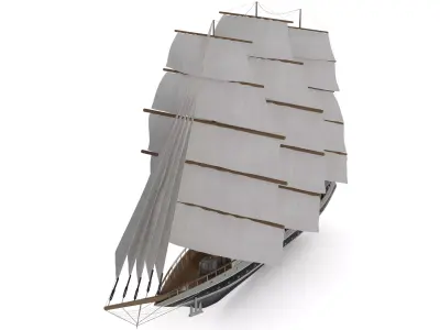 Sailboat 3D model