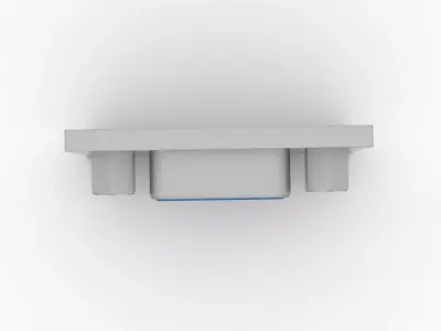VGA Port Low-poly 3D model