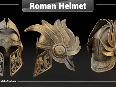 Roman Helmet 3D model purchase