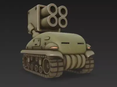 Metal Slug Missile Luncher 02 3D print model