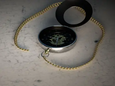Pocket Watch 3D model