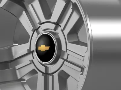 Chevrolet Suburban LZ1 2008 rim 3D model
