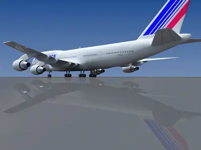 Air France 3D model