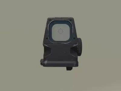 1P87 Valday PK-120 Holographic Sight Low-poly 3D model