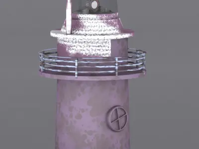 Lighthouse  Low-poly 3D model