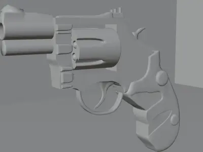 Revolver 3D model 8