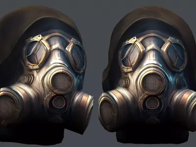Helmet 3d model military combat  Military scifi helmet Low-poly Low-poly 3D model purchase