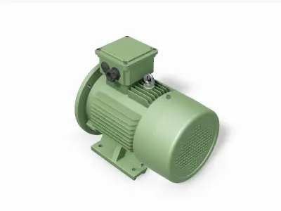 112M B35 Top IEC electric motor 3D model