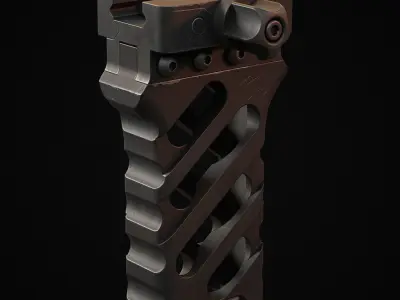 Foregrip Low-poly 3D model