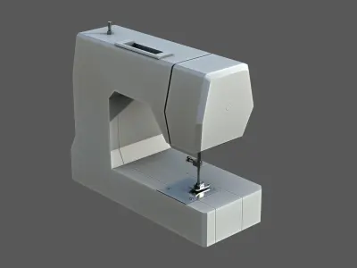 Sewing Machine Low-poly 3D model purchase