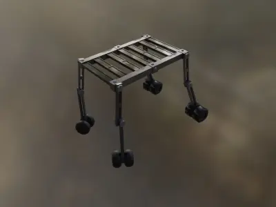 MECHANICAL ROBOT Low-poly 3D model