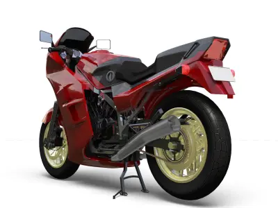 750cc motorcycle 3D model purchase