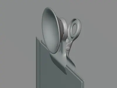 Suction cup holder 3D model