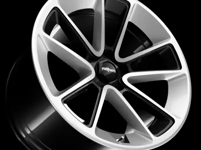 High-poly Rotiform BTL wheel- 3D model Free 3D model