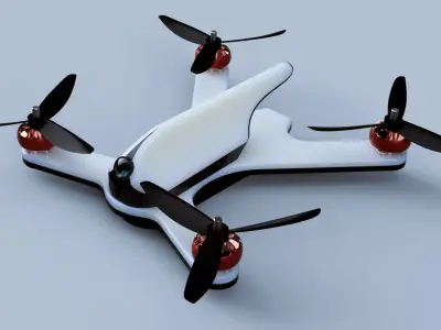 Quad-X UAV drone 3D print model