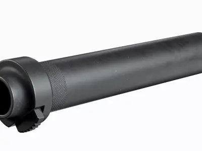 Silencer UMP 45 Supressor Tactical Low-poly 3D model