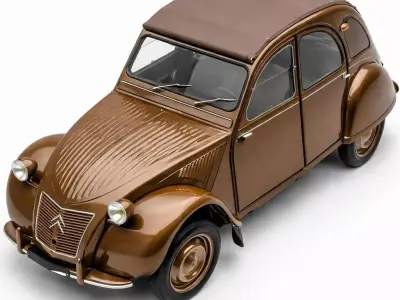 Classic French Utility Citroen 2CV 3D model