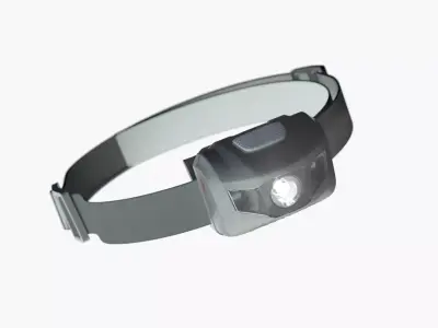 Realistic Headlamp 3D model