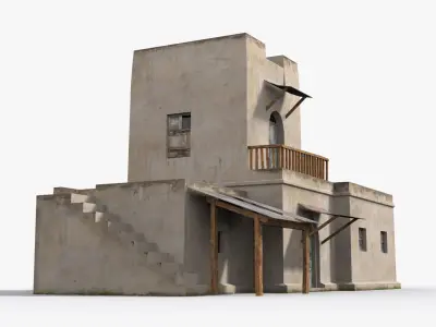 Arab xx10 Low-poly 3D model