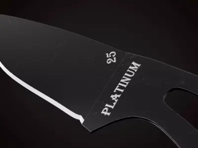 Knife 1 A Low-poly 3D model