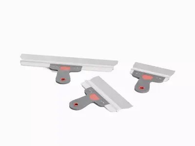 Spatula For Putty 01  Low-poly 3D model