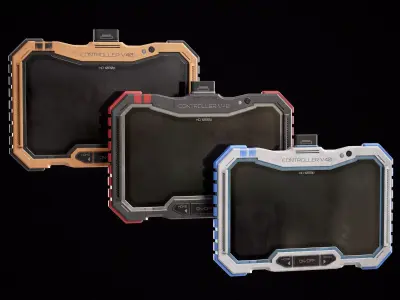 Sci-fi Military Controller V40 PBR Low-poly 3D model
