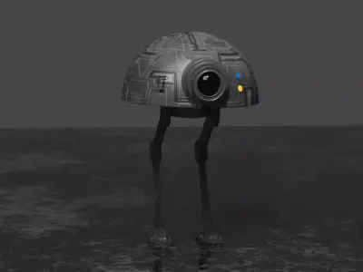 Star Wars Droid - Rigged 3D model