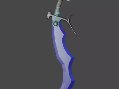 sword Low-poly 3D model 59