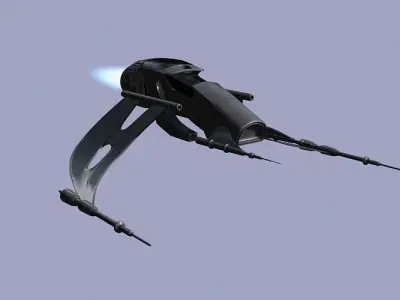 Spaceship one 3D model