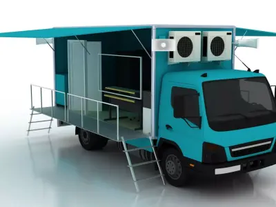 Bsn Truck  Free 3D model