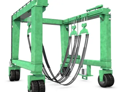 Industrial Marine Travel Lift  3D model