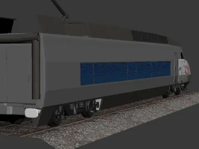 Super Fast Train  3D model